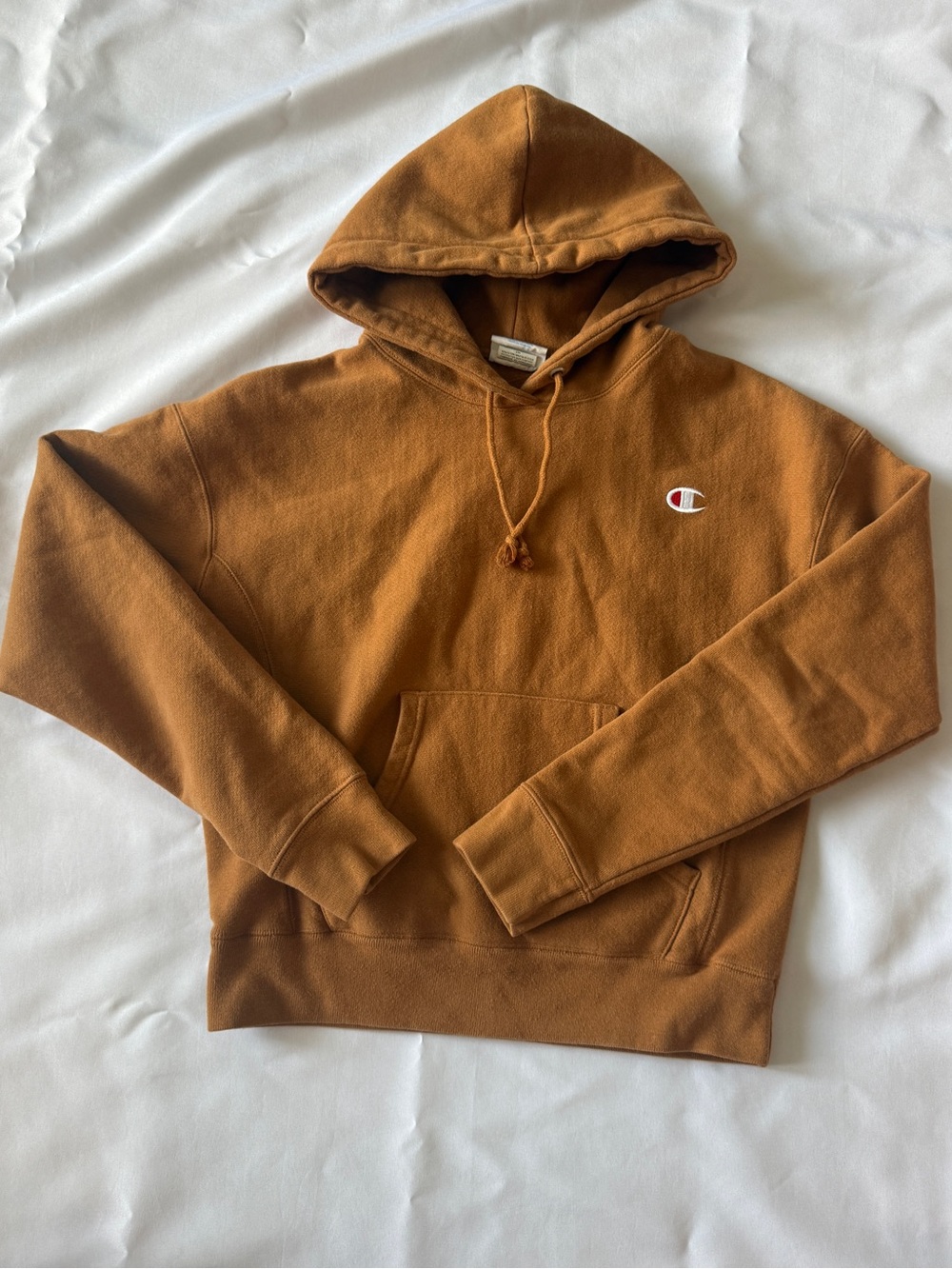 Champion Reverse Weave Brown Hoodie – Small